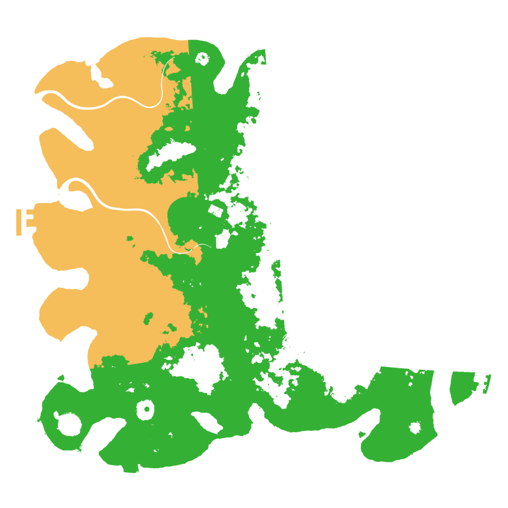 Biome Rust Map: Procedural Map, Size: 3900, Seed: 67213004