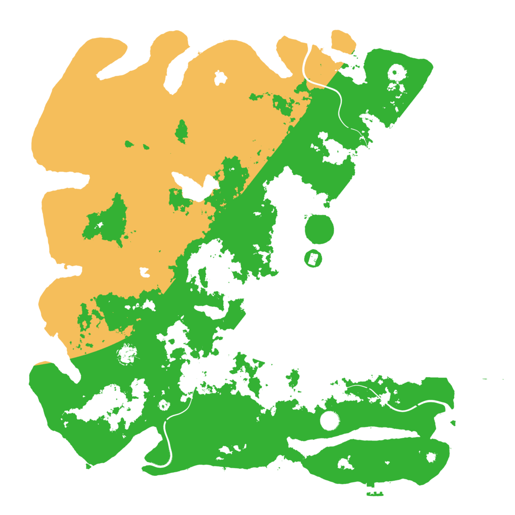 Biome Rust Map: Procedural Map, Size: 4700, Seed: 4