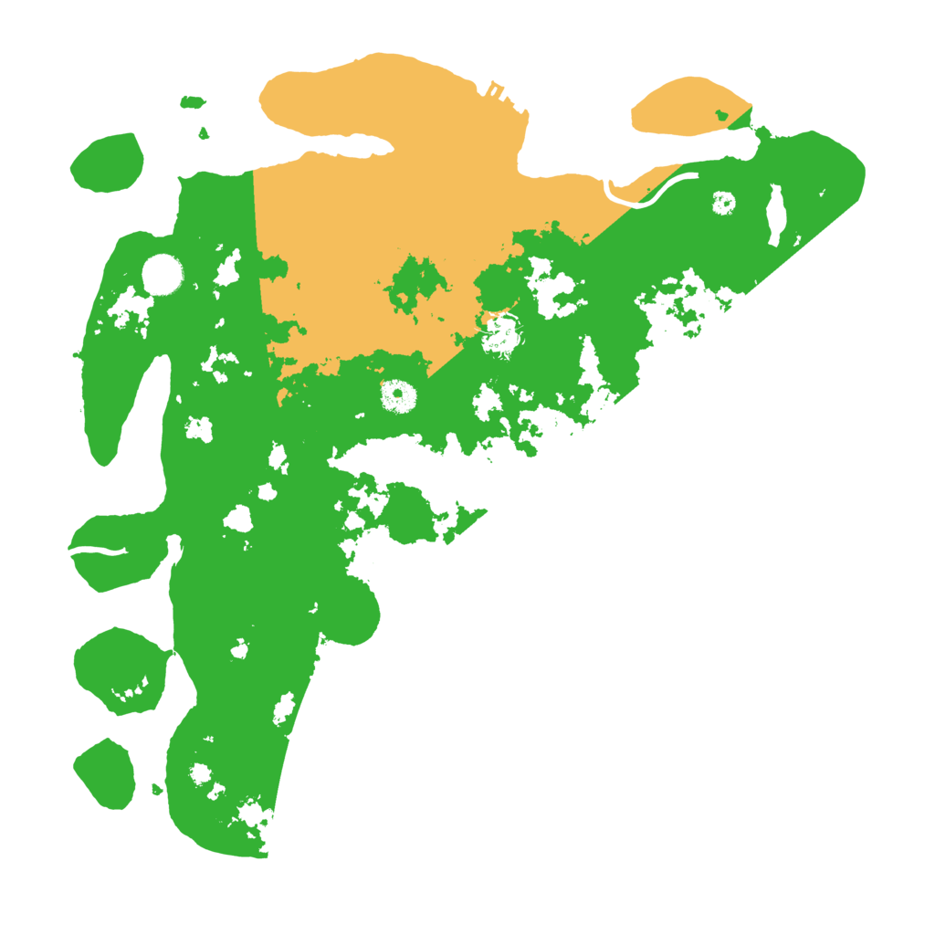 Biome Rust Map: Procedural Map, Size: 4000, Seed: 13121