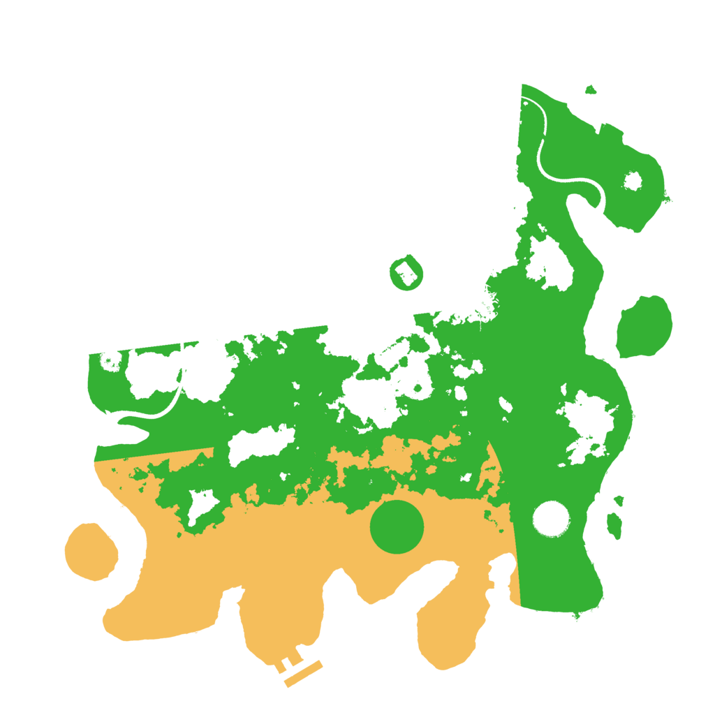 Biome Rust Map: Procedural Map, Size: 3500, Seed: 26878227