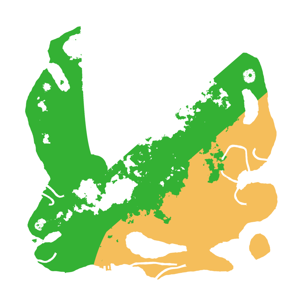 Biome Rust Map: Procedural Map, Size: 3500, Seed: 2146045038