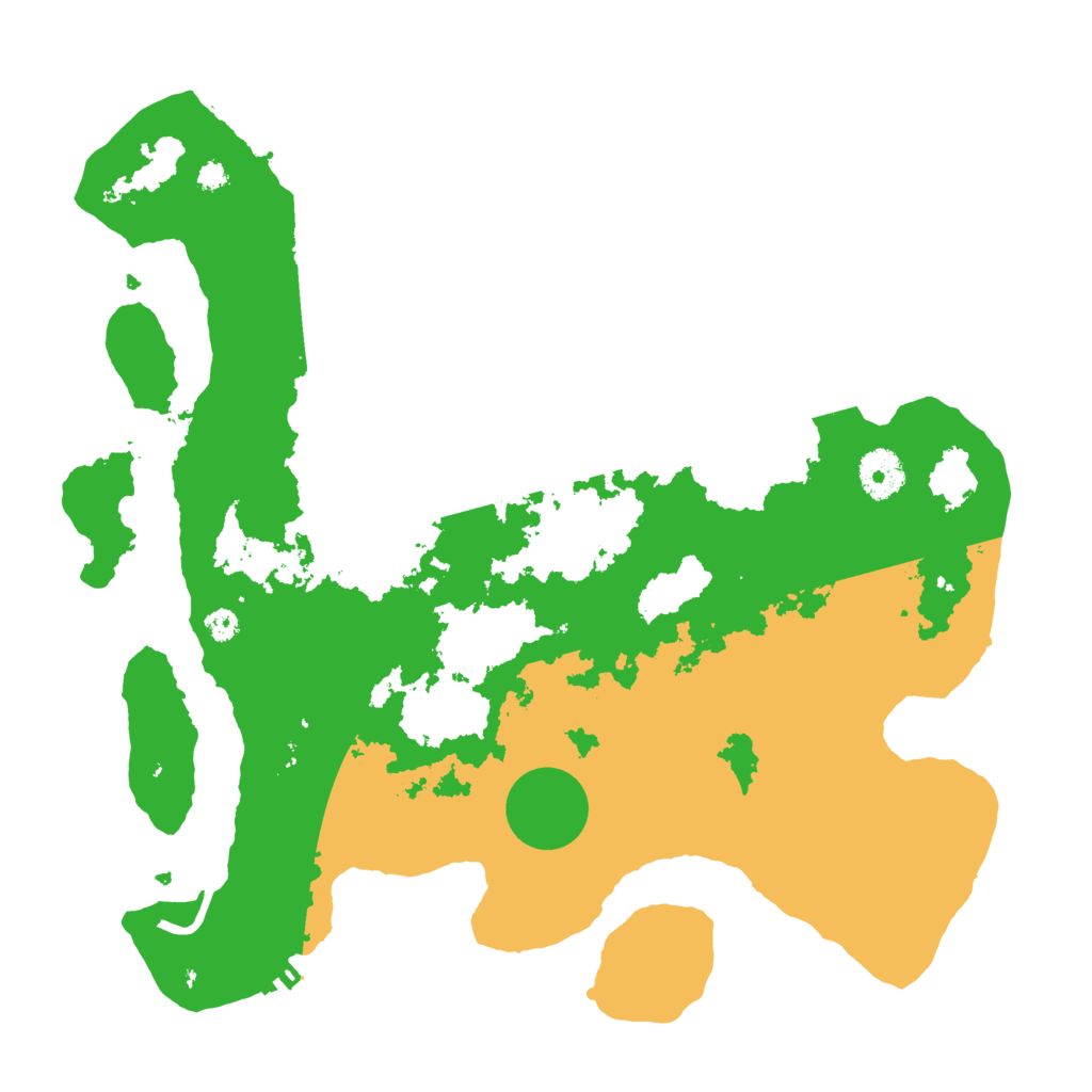 Biome Rust Map: Procedural Map, Size: 3500, Seed: 3032023