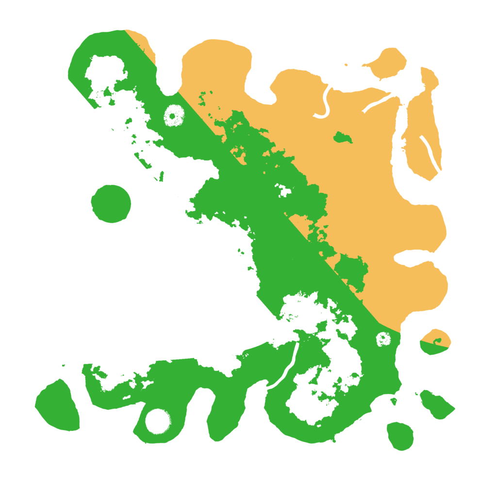 Biome Rust Map: Procedural Map, Size: 3500, Seed: 984651