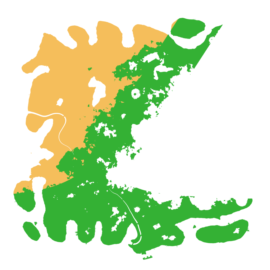 Biome Rust Map: Procedural Map, Size: 4250, Seed: 573859219