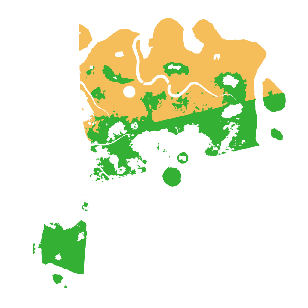 Biome Rust Map: Procedural Map, Size: 4500, Seed: 23030201