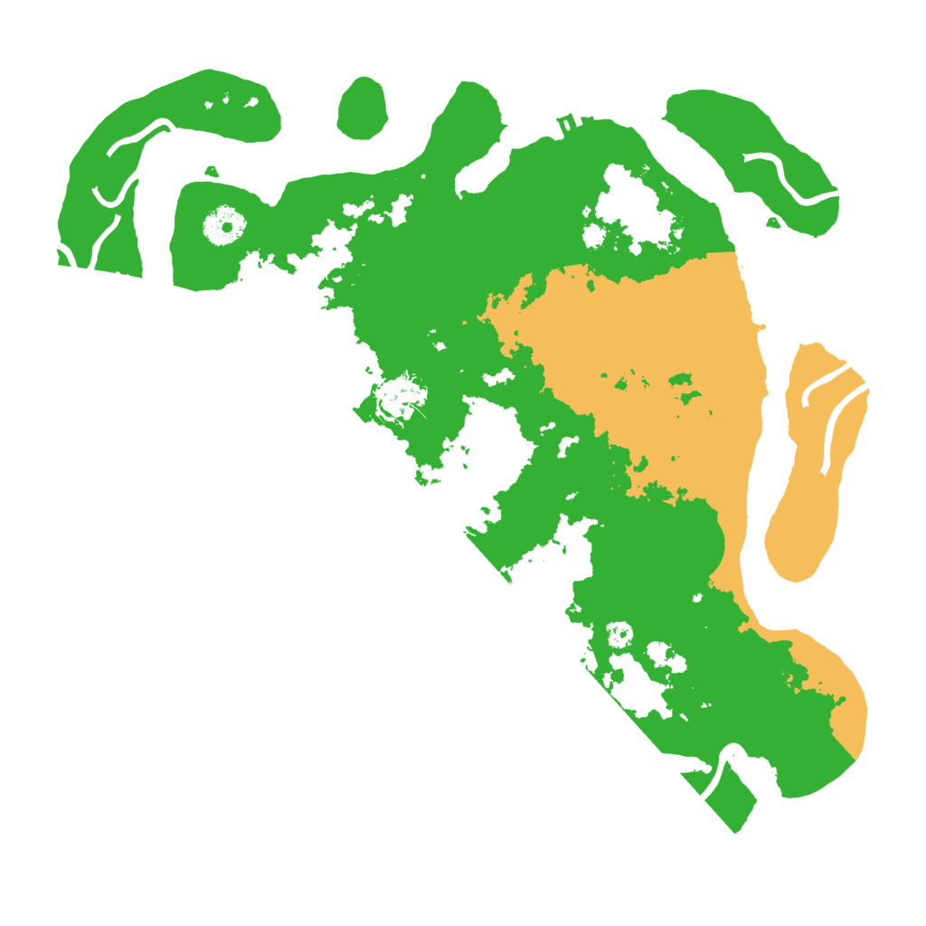 Biome Rust Map: Procedural Map, Size: 3500, Seed: 1627886288