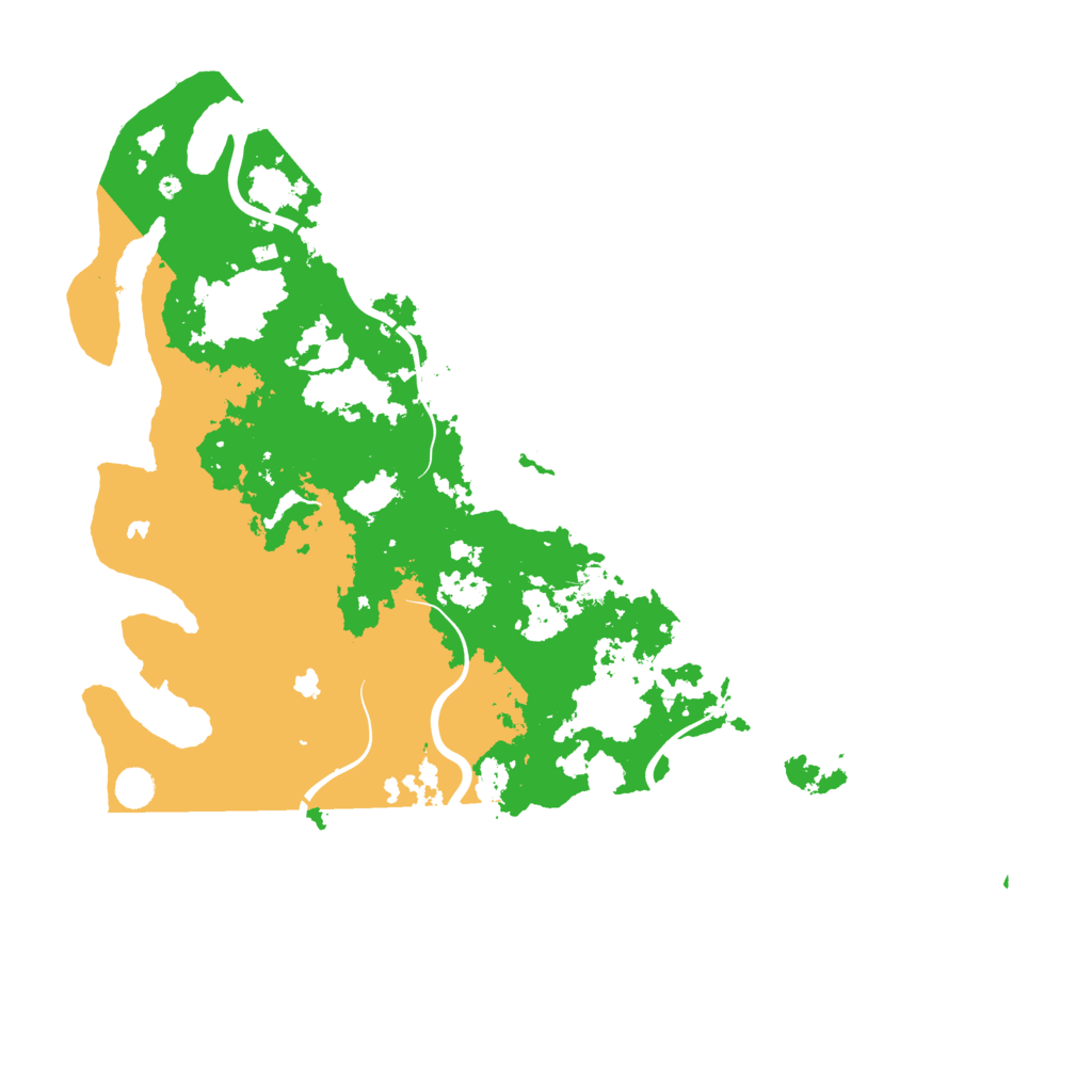 Biome Rust Map: Procedural Map, Size: 5000, Seed: 1211