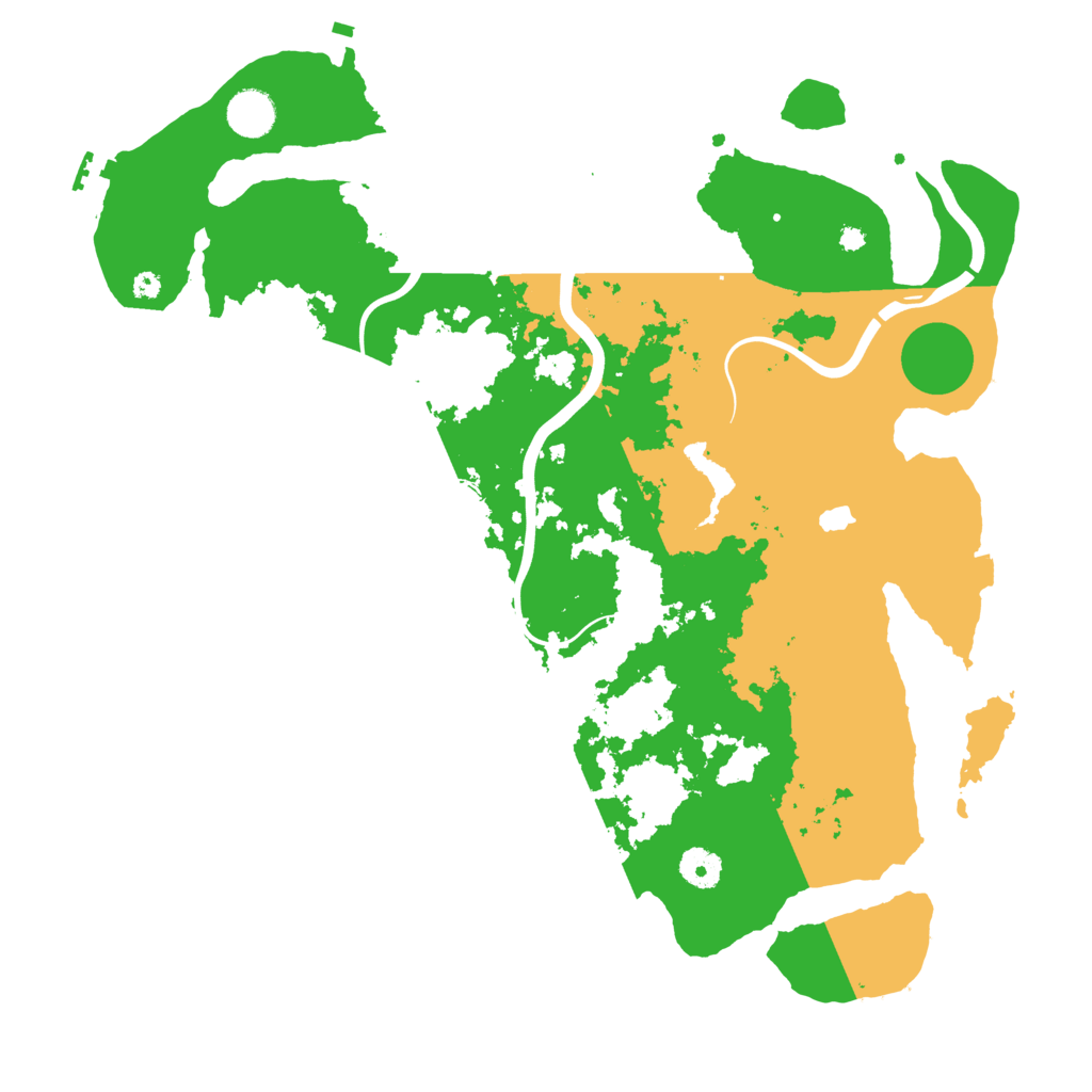 Biome Rust Map: Procedural Map, Size: 4000, Seed: 805381920