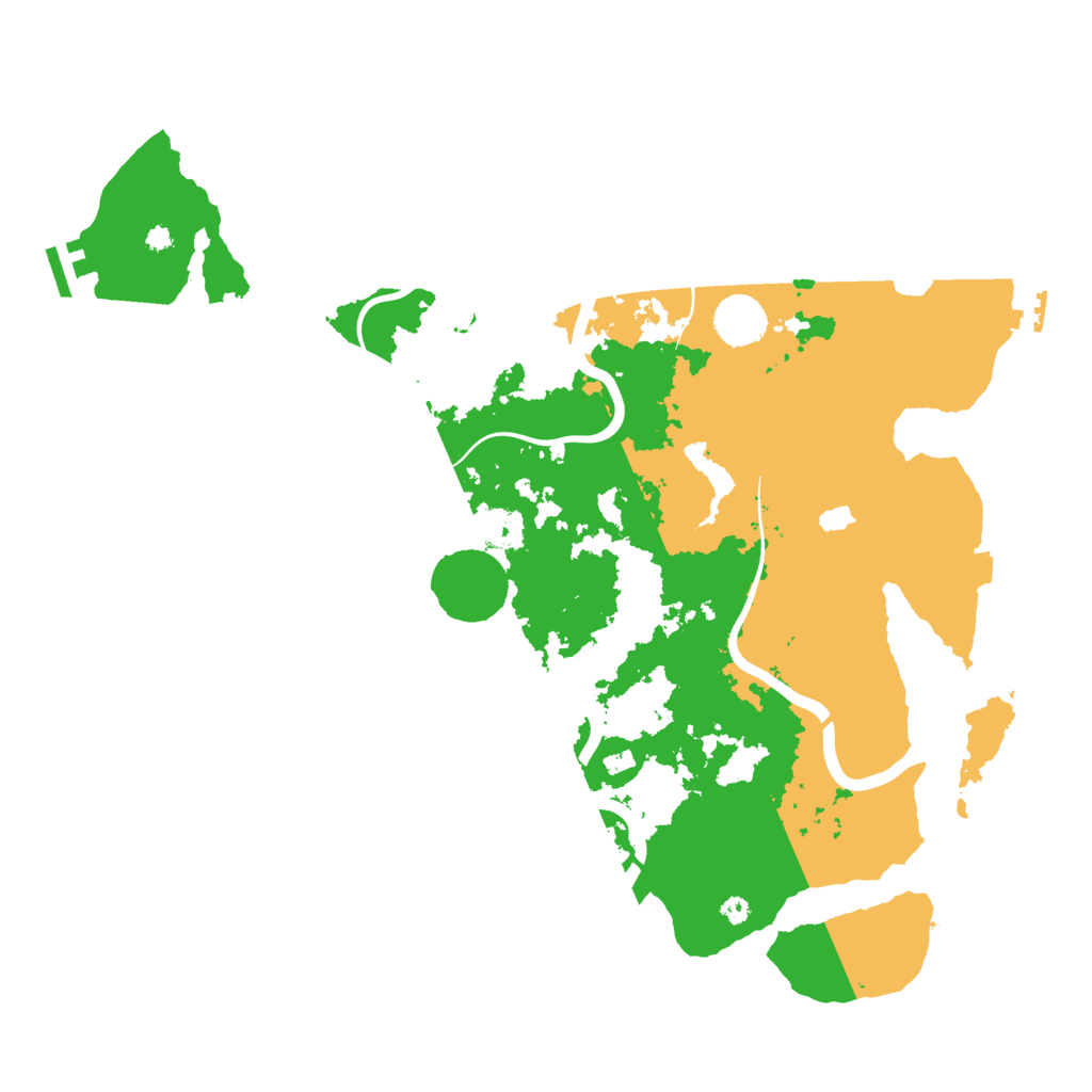 Biome Rust Map: Procedural Map, Size: 4000, Seed: 805381920