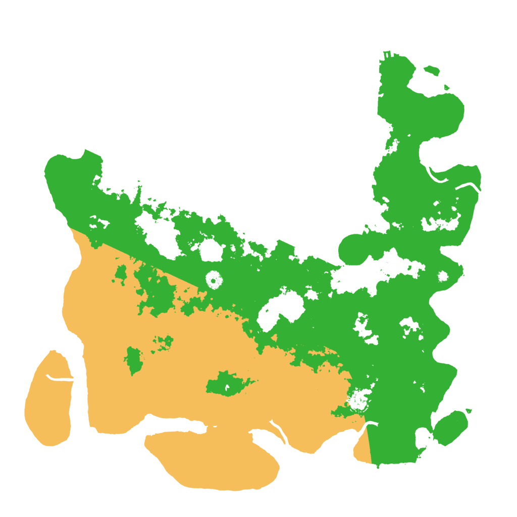 Biome Rust Map: Procedural Map, Size: 4500, Seed: 29191640