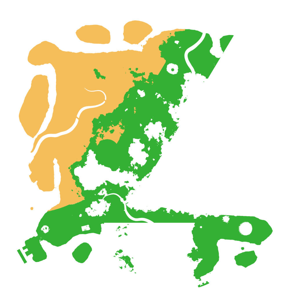 Biome Rust Map: Procedural Map, Size: 3950, Seed: 274045710