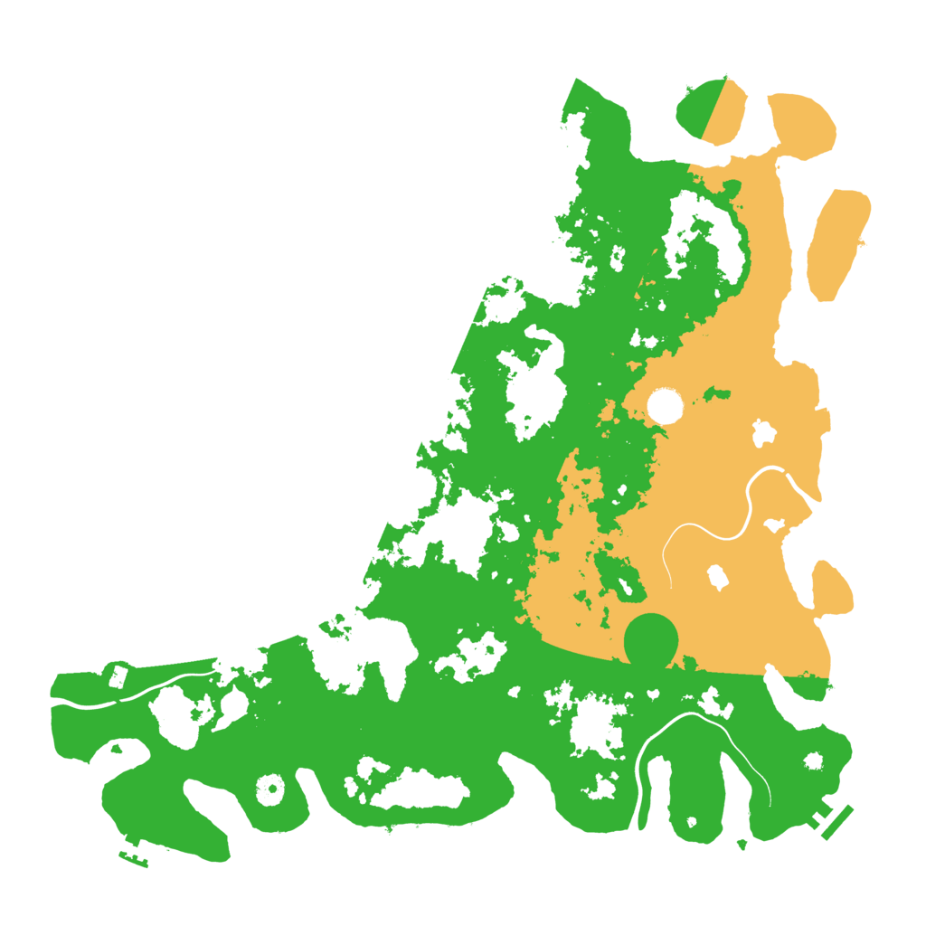 Biome Rust Map: Procedural Map, Size: 4500, Seed: 4296366