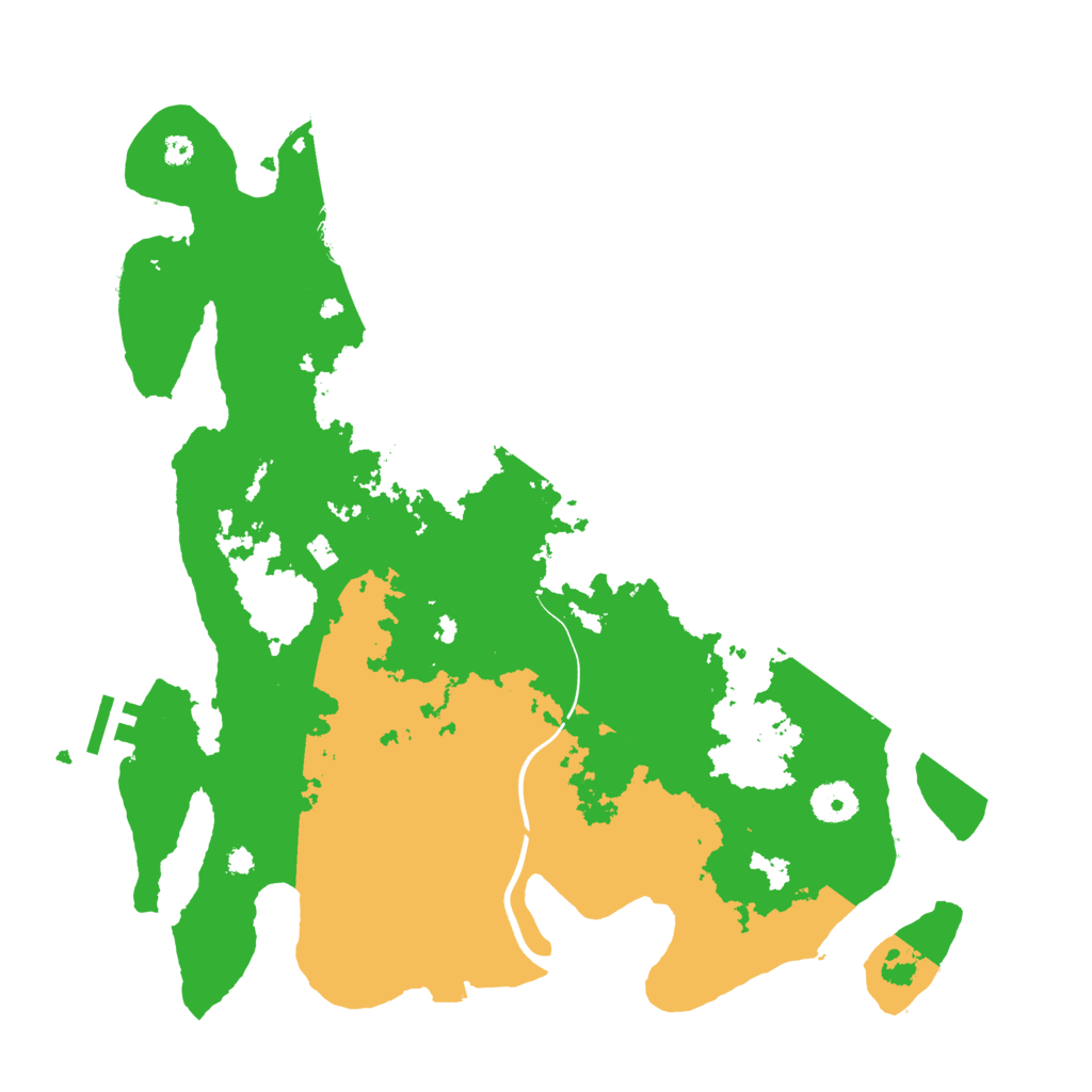 Biome Rust Map: Procedural Map, Size: 3700, Seed: 84582749