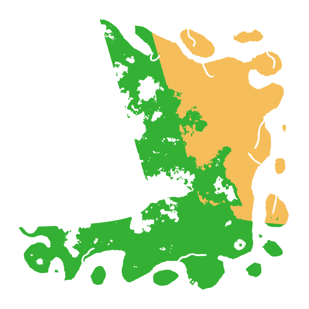 Biome Rust Map: Procedural Map, Size: 4250, Seed: 764592073