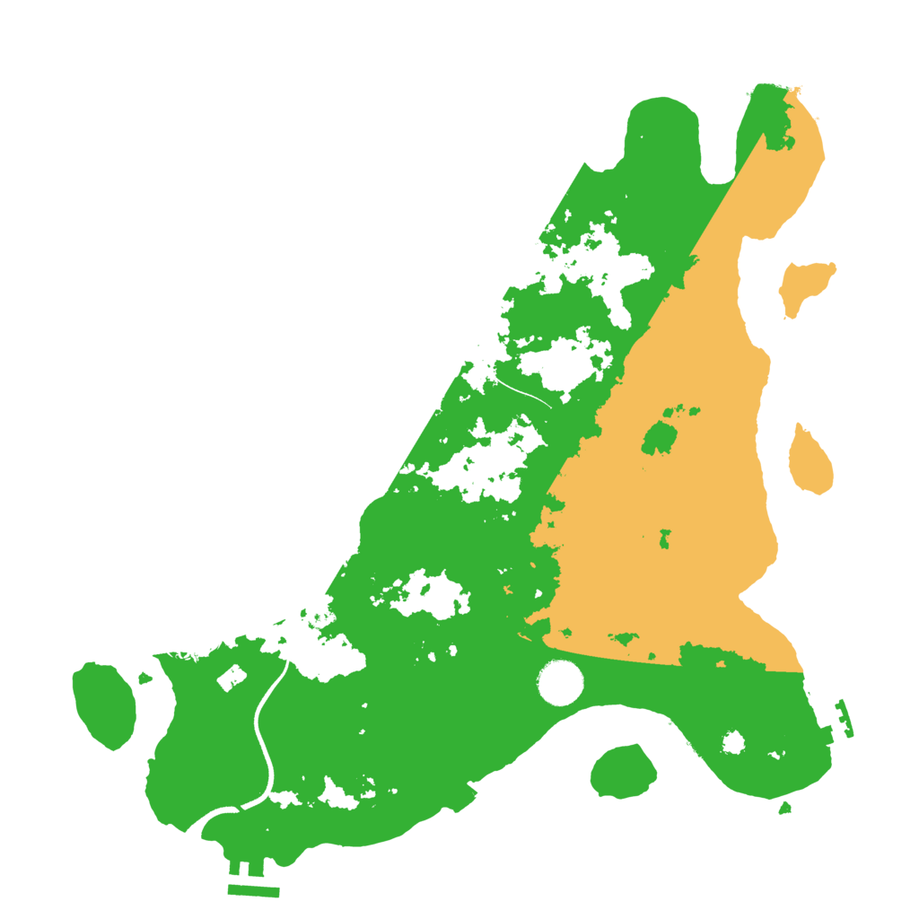 Biome Rust Map: Procedural Map, Size: 3600, Seed: 2105947979