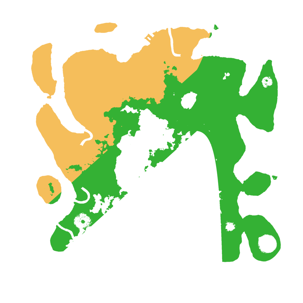 Biome Rust Map: Procedural Map, Size: 3000, Seed: 110891646