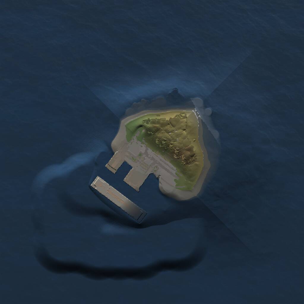 Rust Map: Procedural Map, Size: 1000, Seed: 36253132, 2 Monuments