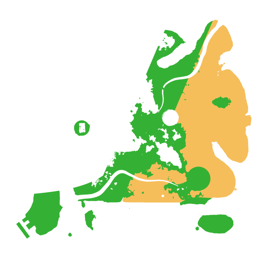 Biome Rust Map: Procedural Map, Size: 3000, Seed: 1899097681