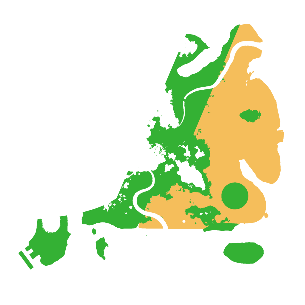Biome Rust Map: Procedural Map, Size: 3000, Seed: 1899097681