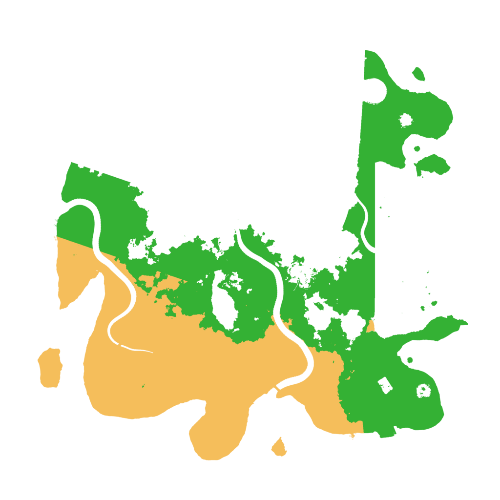 Biome Rust Map: Procedural Map, Size: 3500, Seed: 2097007429