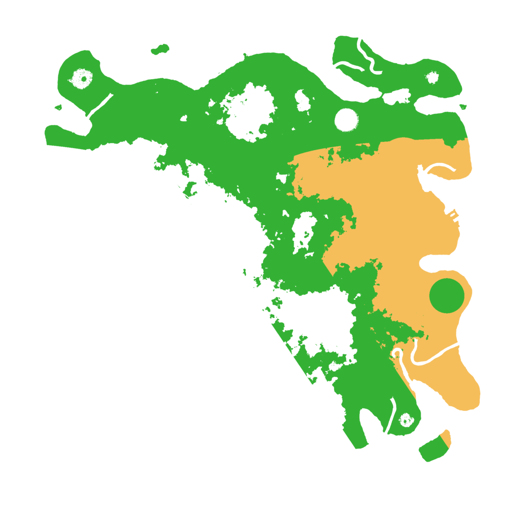 Biome Rust Map: Procedural Map, Size: 3900, Seed: 13826