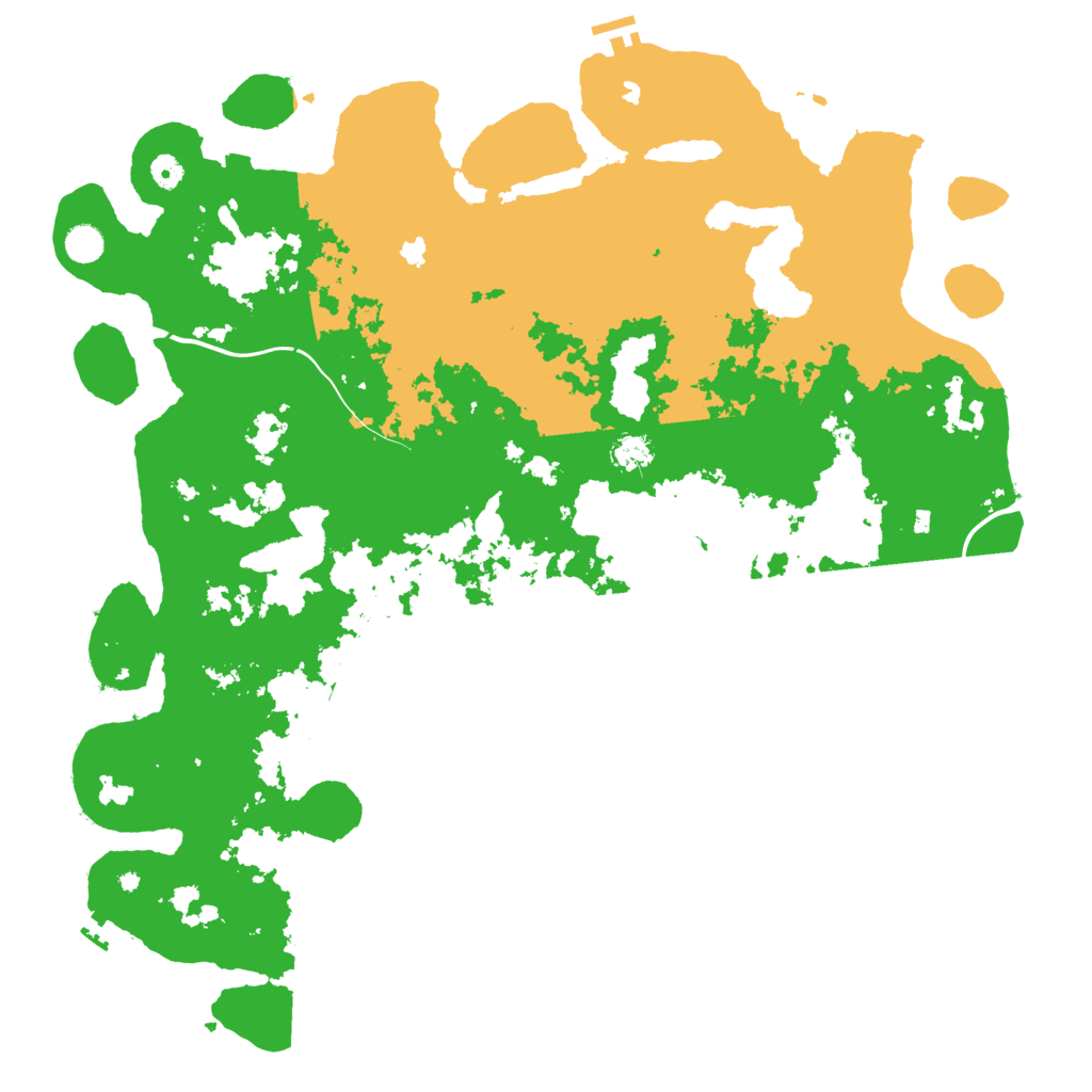 Biome Rust Map: Procedural Map, Size: 5000, Seed: 1330040087