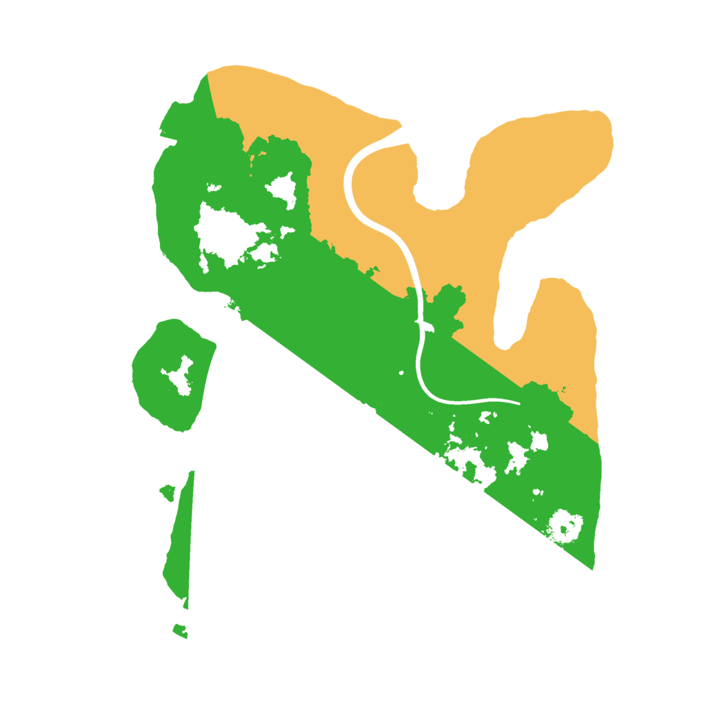 Biome Rust Map: Procedural Map, Size: 2200, Seed: 682368677