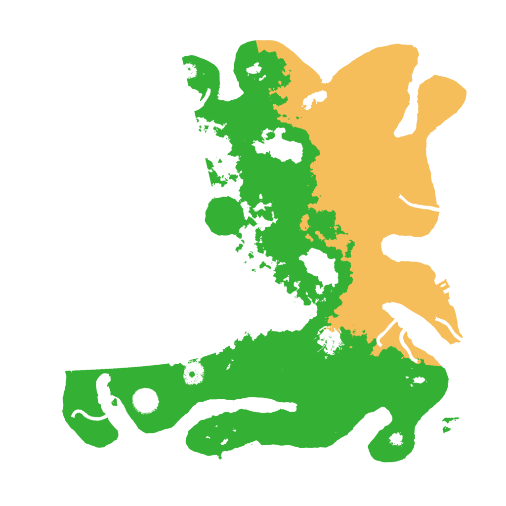 Biome Rust Map: Procedural Map, Size: 3500, Seed: 1038812052