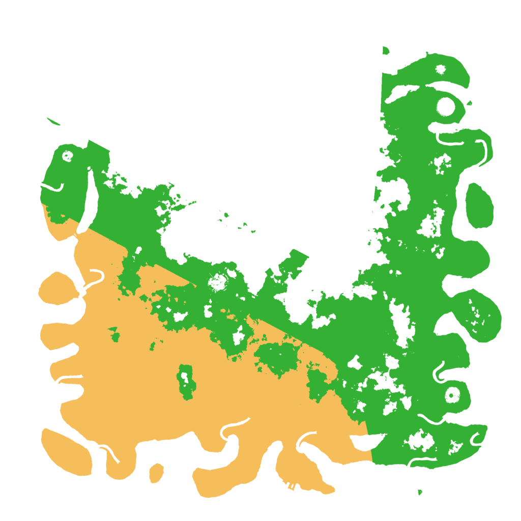 Biome Rust Map: Procedural Map, Size: 5000, Seed: 40971911
