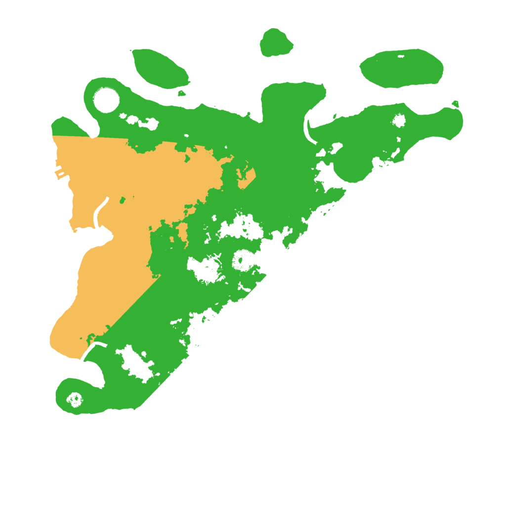 Biome Rust Map: Procedural Map, Size: 3500, Seed: 520653664