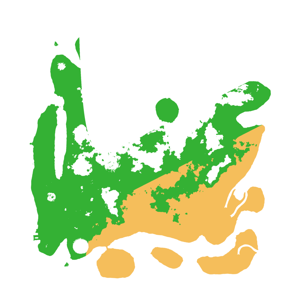 Biome Rust Map: Procedural Map, Size: 3500, Seed: 3457