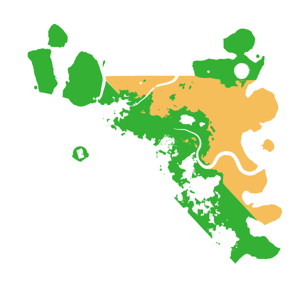 Biome Rust Map: Procedural Map, Size: 3500, Seed: 651356355