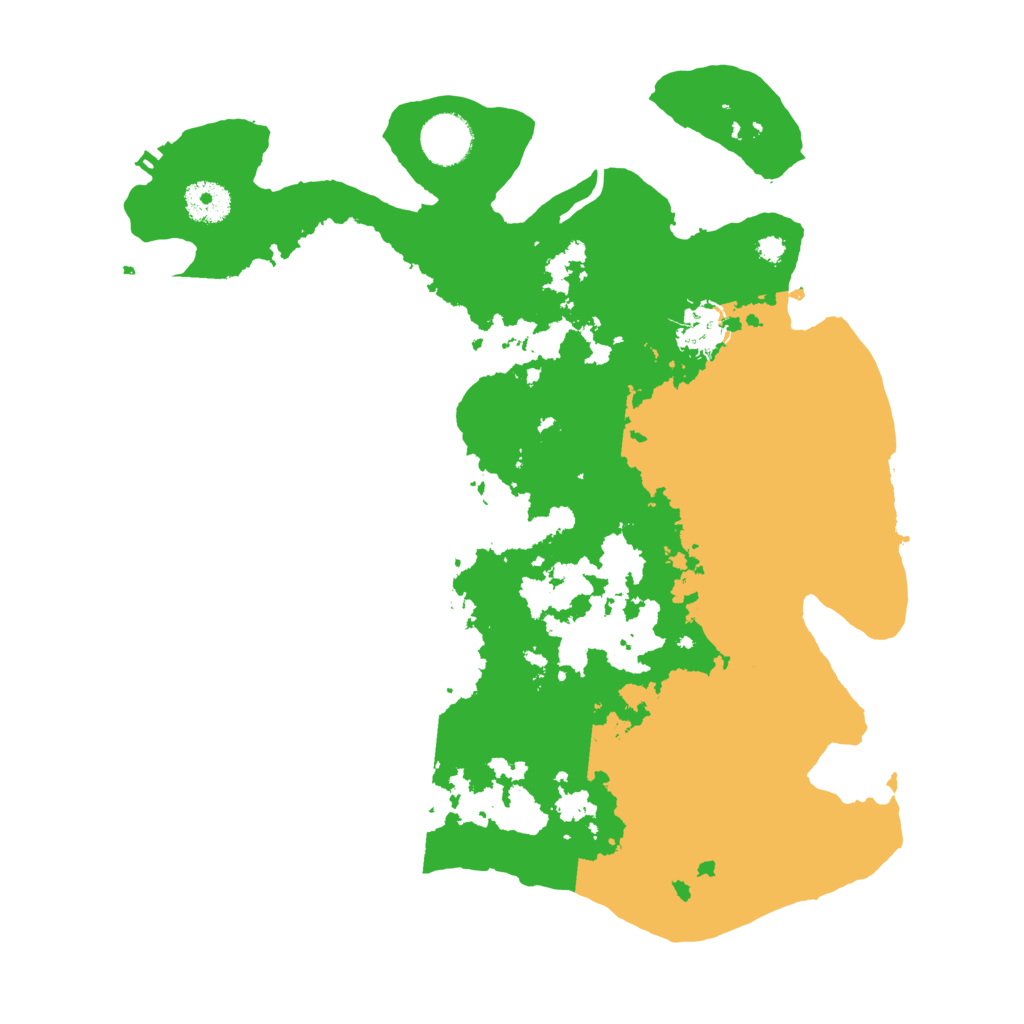 Biome Rust Map: Procedural Map, Size: 3500, Seed: 4441133