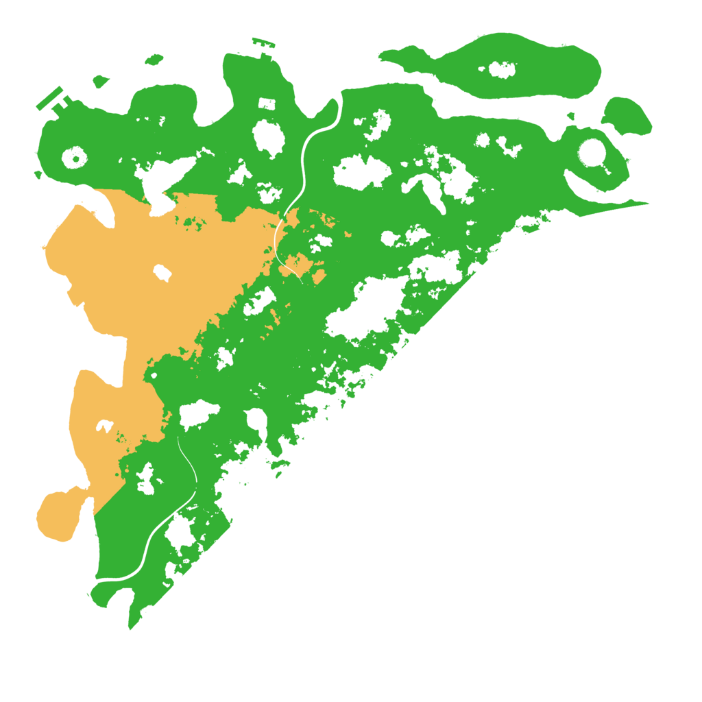Biome Rust Map: Procedural Map, Size: 4500, Seed: 564029
