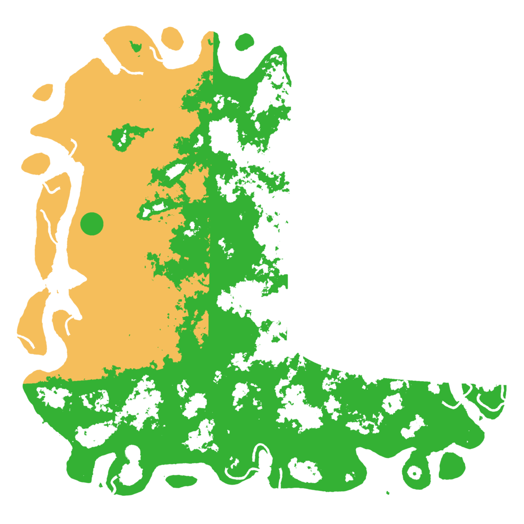 Biome Rust Map: Procedural Map, Size: 6000, Seed: 22668800