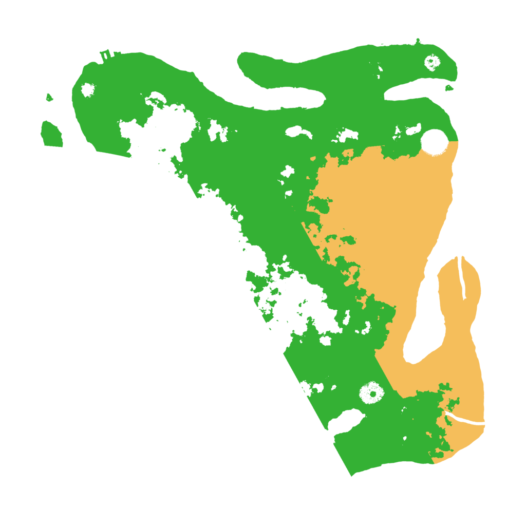 Biome Rust Map: Procedural Map, Size: 3500, Seed: 813679824