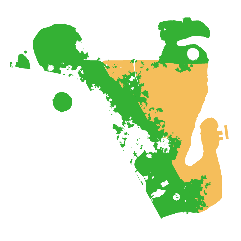 Biome Rust Map: Procedural Map, Size: 3500, Seed: 813679824