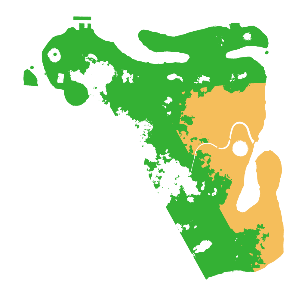 Biome Rust Map: Procedural Map, Size: 3500, Seed: 813679824