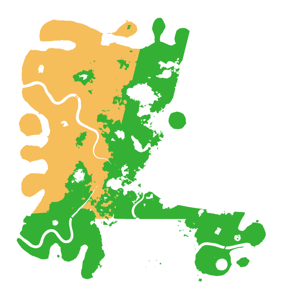 Biome Rust Map: Procedural Map, Size: 4500, Seed: 2141064869