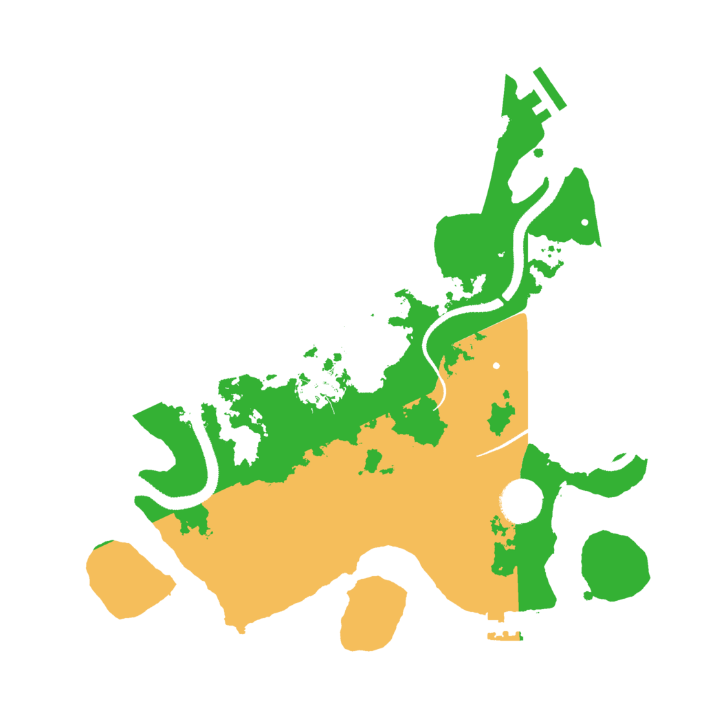 Biome Rust Map: Procedural Map, Size: 3000, Seed: 1931439044