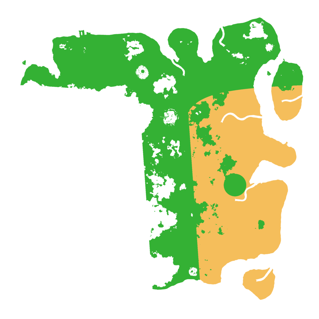 Biome Rust Map: Procedural Map, Size: 3750, Seed: 4354567