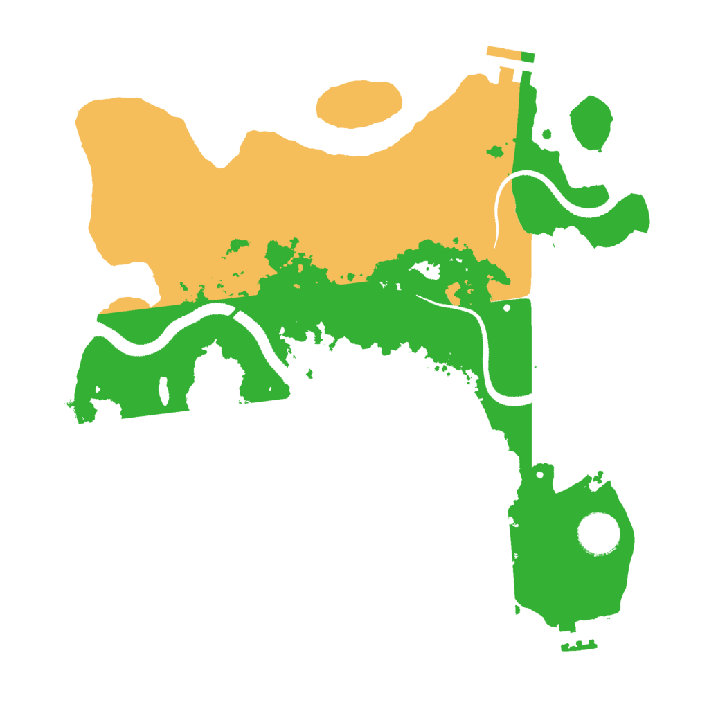 Biome Rust Map: Procedural Map, Size: 3000, Seed: 1830032464