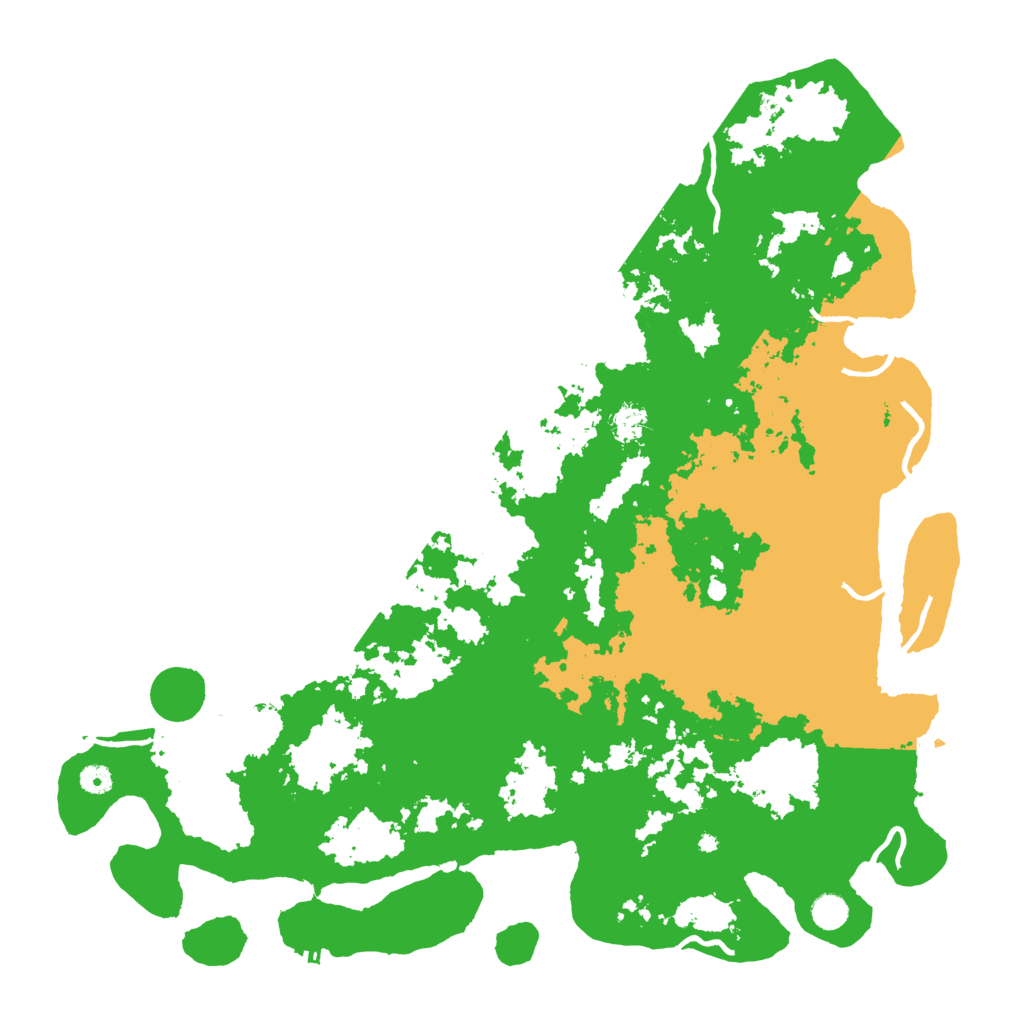 Biome Rust Map: Procedural Map, Size: 5000, Seed: 1969149496