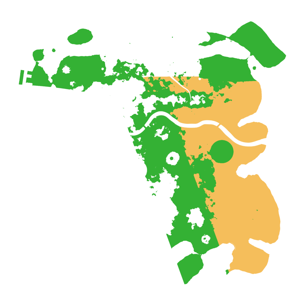 Biome Rust Map: Procedural Map, Size: 3500, Seed: 6301617