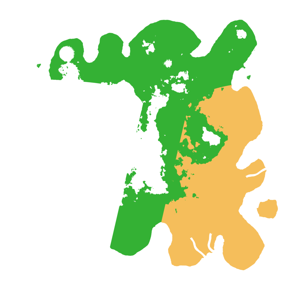 Biome Rust Map: Procedural Map, Size: 3500, Seed: 1237735433