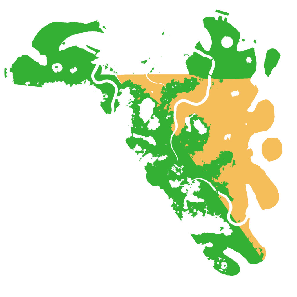 Biome Rust Map: Procedural Map, Size: 4500, Seed: 645736034