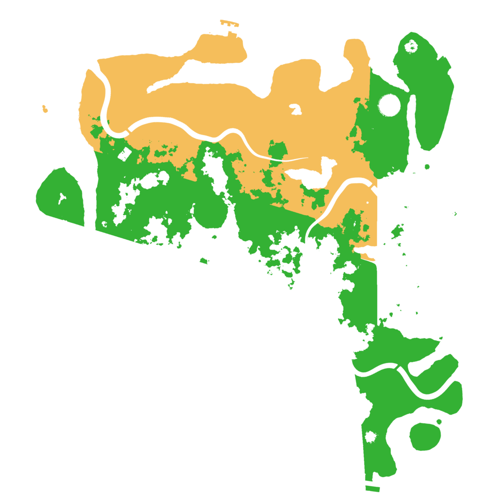 Biome Rust Map: Procedural Map, Size: 4000, Seed: 65844