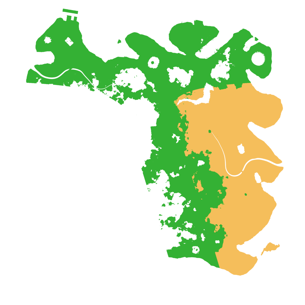 Biome Rust Map: Procedural Map, Size: 4000, Seed: 357421657