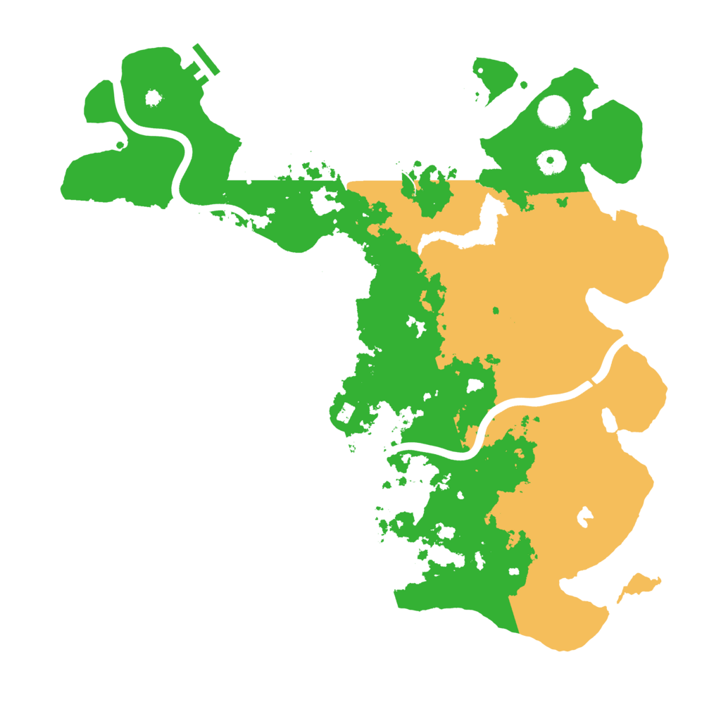 Biome Rust Map: Procedural Map, Size: 4000, Seed: 357421657