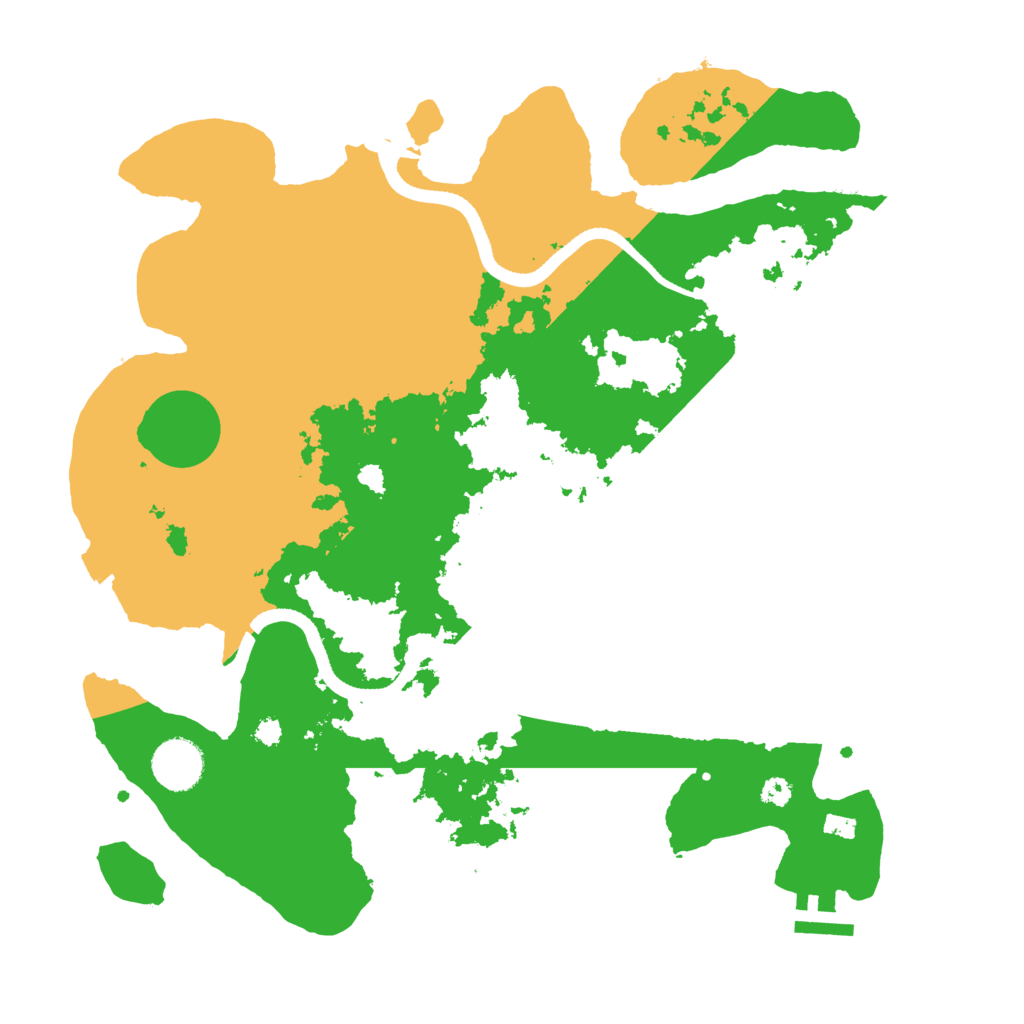 Biome Rust Map: Procedural Map, Size: 3500, Seed: 324564727